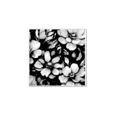 水彩フローラゴム印 ラバースタンプ (インプリント)