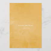 水彩フローラサファリベイビーシャワーママアドバイス アドバイスカード (裏面)