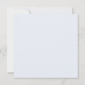 水彩フローラサボテン日付の保存 セーブザデート (裏面)