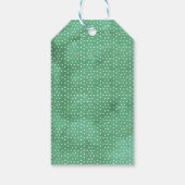 水彩フローラサボテン赤ちゃんシャワーラベル ギフトタグ (裏面)