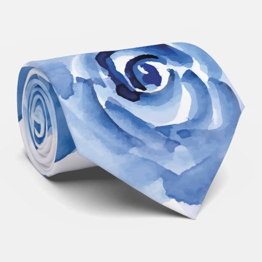 水彩フローラシームレスパターンパステル2 ネクタイ (ロール)