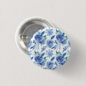 水彩フローラシームレスパターンパステル2 缶バッジ (正面&裏面)