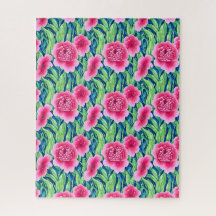 水彩フローラジグソーパズル