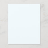 水彩フローラスクラップブック紙 (裏面)