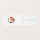 水彩フローラストアのギフト券テンプレート (内部フラット)