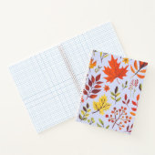 水彩フローラスパイラルバウンドノートブック ノートブック (内部)