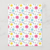 水彩フローラスペインのフィエスタキンセニェラ チラシ (裏面)