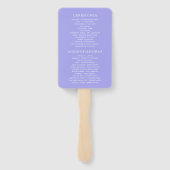 水彩フローラスペインのフェスタ結婚ズ ハンドファン (裏面)