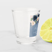 水彩フローラダスティブルーバチェロレッテ ショットグラス (左)