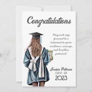 水彩フローラダークスキンガールおめでとう