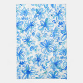 水彩フローラチンツキュート柄 キッチンタオル (縦)