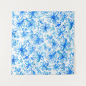 水彩フローラチンツキュート柄 タペストリー (正面(横))