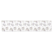 水彩フローラテーブルランナー ショートテーブルランナー (横)