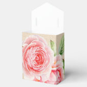 水彩フローラデザインブライダルシャワーお気に入りボックス フェイバーボックス (オープン)