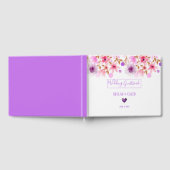 水彩フローラデザイン ゲストブック (全面)