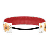 水彩フローラデジタルデザイン アスレチックヘッドバンド (裏面)