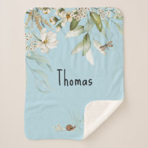 水彩フローラドロップ、男の赤ちゃんベビーカー