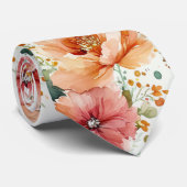 水彩フローラネクタイ ネクタイ (ロール)