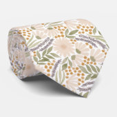 水彩フローラネックタイ ネクタイ (ロール)
