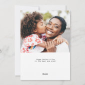 水彩フローラハッピーマザーズデイカード シーズンカード (裏面)