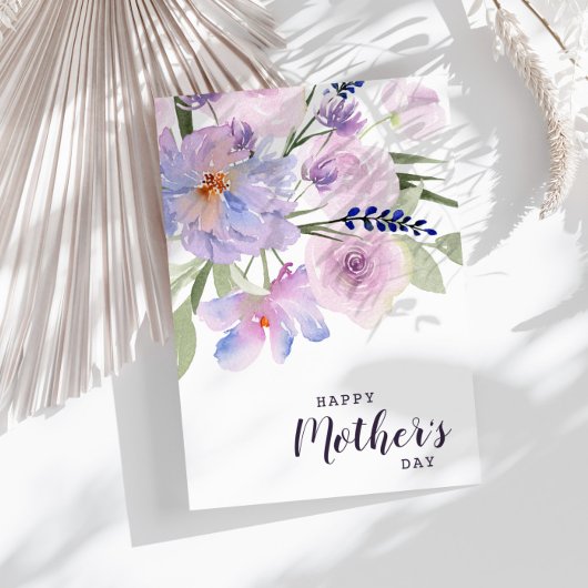水彩フローラハッピーマザーズデイカード シーズンカード