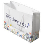 水彩フローラハッピーマザーズ・デイ・ゴッドマザー ラージペーパーバッグ (正面アングル)