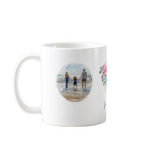 水彩フローラハートハミングバードフォトギフト