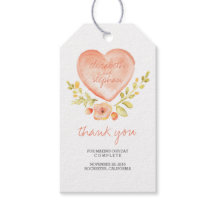 水彩フローラハートロマン結婚ティック