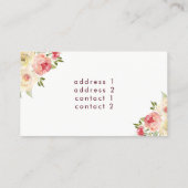 水彩フローラバイオリオン名刺 名刺 (裏面)