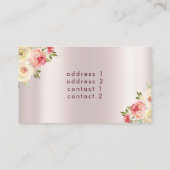 水彩フローラバイオリオン名刺 名刺 (裏面)