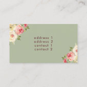 水彩フローラバイオリオン名刺 名刺 (裏面)