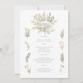 水彩フローラバチェロレッテの週末の日程 (正面)