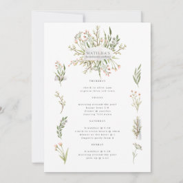 水彩フローラバチェロレッテの週末の日程