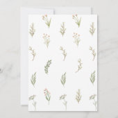 水彩フローラバチェロレッテの週末の日程 (裏面)