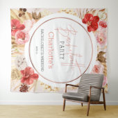 水彩フローラバチェロレッテ背景 タペストリー (インサイチュ(横))