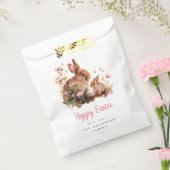 水彩フローラバニーイースター フェイバーバッグ (封をした状態)