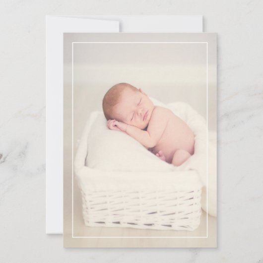 水彩フローラバプテスマまたは《キリスト教》洗礼式や命名式ジョン・インヴィ 招待状 (裏面)