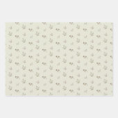 水彩フローラバラ ラッピングペーパーシート (正面2)