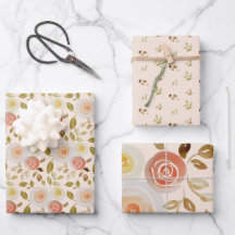 水彩フローラバラ