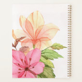 水彩フローラパステルフェミニンエレガント事業 プランナー手帳 (裏面)