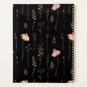 水彩フローラパーソナライズされた先生ギフトボホ プランナー手帳 (裏面)