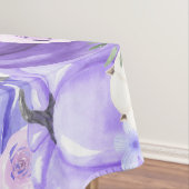 水彩フローラパープルカボチャ感謝祭 テーブルクロス (インサイチュ)