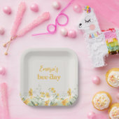 水彩フローラビー紙プレート ペーパープレート (パーティー)