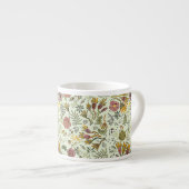 水彩フローラビー花エレガントモダン エスプレッソカップ (正面右)