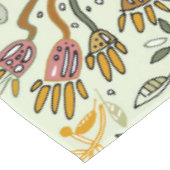 水彩フローラビー花エレガントモダン テーブルクロス (アングル)