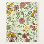 水彩フローラビー花エレガントモダン プランナー手帳 (裏面)