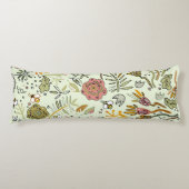 水彩フローラビー花エレガントモダン ボディピロー (正面)
