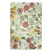 水彩フローラビー花エレガントモダン ミニクリップボード (裏面)