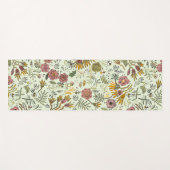 水彩フローラビー花エレガントモダン ヨガマット (正面(横))