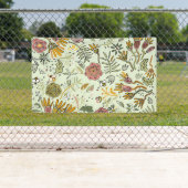 水彩フローラビー花エレガントモダン 横断幕 (インサイチュ)